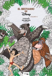 Libro para colorear de animales de Disney de 100 paginas Los mejores libros para colorear de Disney