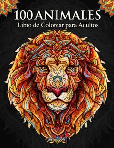 Libro Para Colorear De 100 Animales Con Mandalas De 100 Páginas – Los Mejores Libros Para Colorear De Caballos Y Animales
