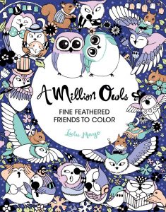 Libro Para Colorear De A Million Of Owls De 64 Páginas – Los Mejores Libros Para Colorear De Búhos Y Animales