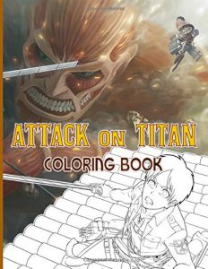 Libro para colorear de Ataque a los titanes de 100 paginas 3 Los mejores libros para colorear de Ataque a los titanes Attack on titan