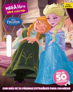 Libro para colorear de Frozen de 64 paginas Los mejores libros para colorear de Frozen de Disney