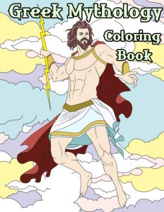 Libro Para Colorear De Greek Mythology De 30 Páginas. Los Mejores Libros Para Colorear De Mitología