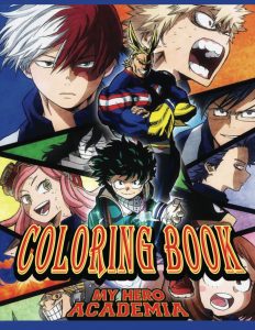 Libro para colorear de My Hero Academia de 100 paginas Los mejores libros para colorear de My Hero Academia Boku no Hero