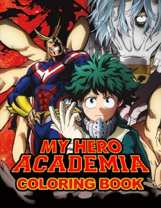Libro para colorear de My Hero Academia de 86 paginas 2 Los mejores libros para colorear de My Hero Academia Boku no Hero