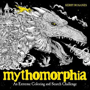 Libro Para Colorear De Mythomorphia De 96 Páginas De Los Mejores Dibujos De Dragones
