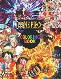 Libro para colorear de One Piece de 100 paginas 2 Los mejores libros para colorear de One Piece