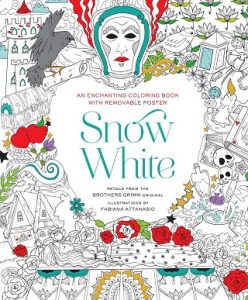 Libro Para Colorear De Snow White And The 7 Dwarfs De 40 Páginas De Disney