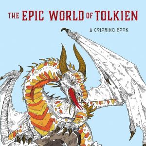 Libro Para Colorear De The Epic World Of Tolkien De 192 Paginas