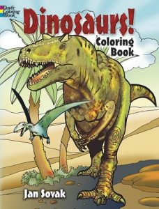 Libro para colorear de dinosaurios de 30 páginas 2 - Los mejores libros para colorear de dinosaurios