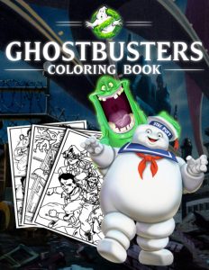 Libro Para Colorear De Los Cazafantasmas De 90 Páginas. The Ghostbusters