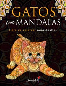 Libro Para Colorear De Mandalas De Gatos De 114 Páginas – Los Mejores Libros Para Colorear De Gatos Y Animales