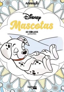 Libro para colorear de mascotas de Disney de 60 paginas Los mejores libros para colorear de animales de Disney