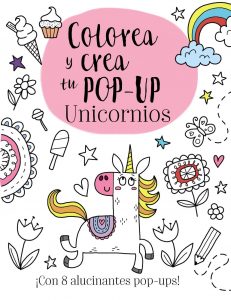 Libro para colorear de unicornios de 8 paginas Los mejores libros para colorear de unicornios