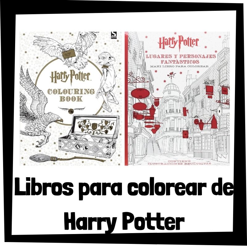 Libros para colorear de Harry Potter - Libros para colorear