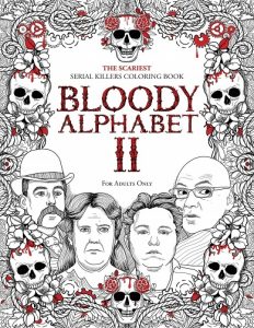 Libro Para Colorear De Bloody Alphabet 2 De 20 Páginas. Los Mejores Libros Para Colorear Sangrientos De Miedo