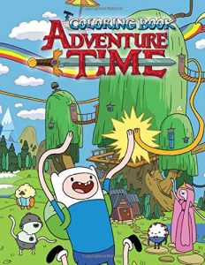 Libro Para Colorear De Hora De Aventuras De 50 Páginas Clásicas. Los Mejores Libros Para Colorear De Adventure Time