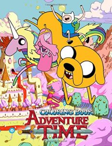 Libro Para Colorear De Hora De Aventuras De 50 Páginas De The Land Of Ooo. Los Mejores Libros Para Colorear De Adventure Time
