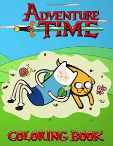 Libro Para Colorear De Hora De Aventuras De 50 Páginas. Los Mejores Libros Para Colorear De Adventure Time