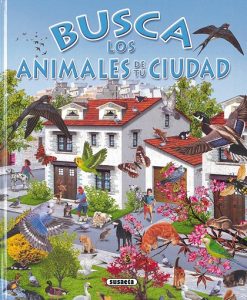 Libro De Busca Animales De Tu Ciudad De 32 Paginas. Libro De Buscar Y Encontrar Animales