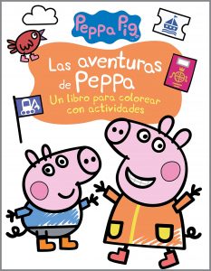 Libro De Las Aventuras De Peppa Pig De 16 Paginas. Libro Para Colorear De Peppa Pig