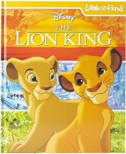 Libro De Look And Find De El Rey León De 24 Paginas. Libro De Buscar Y Encontrar A Disney