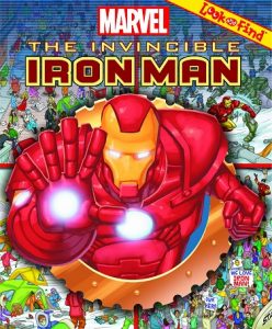 Libro De Look And Find De Iron Man De 24 Paginas. Libro De Buscar Y Encontrar A Marvel
