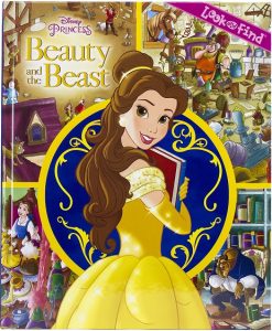 Libro De Look And Find De La Bella Y La Bestia De 24 Paginas. Libro De Buscar Y Encontrar A Disney