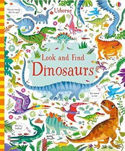 Libro De Seek And Find De Dinosaurs De 32 Ilustraciones. Libro De Buscar Y Encontrar Dinosaurios