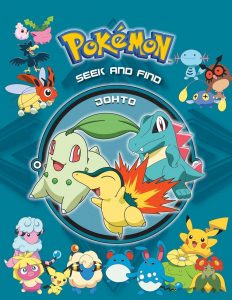 Libro De Seek And Find De Pokemon Johto De 32 Paginas. Libro De Buscar Y Encontrar De Pokemon