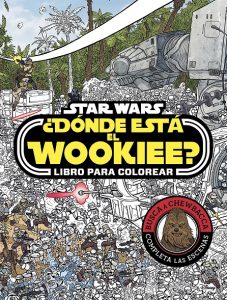 Libro Para Colorear De Donde Está El Wookiee. Busca A Chewbacca De Star Wars