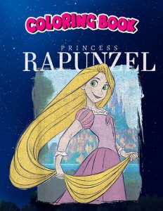 Libro Para Colorear De Enredados De Rapunzel De Disney De 100 Ilustraciones