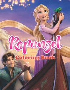 Libro Para Colorear De Enredados De Rapunzel De Disney De 100 Páginas