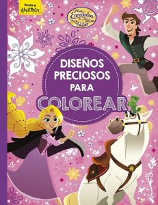 Libro Para Colorear De Enredados De Rapunzel De Disney De 40 Páginas