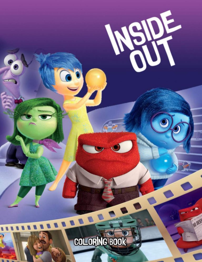 Libros para colorear de Inside Out - Libros para colorear