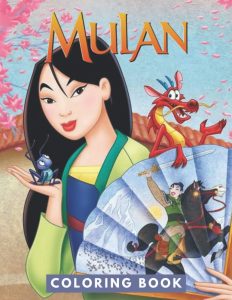Libro Para Colorear De Mulan De Disney De 40 Páginas Para Colorear
