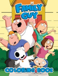 Libro Para Colorear De Padre De Familia De 100 Páginas De Family Guy