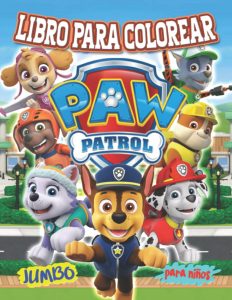 Libro Para Colorear De Paw Patrol De 62 Paginas. Libro Para Colorear De La Patrulla Canina De Paw Patrol