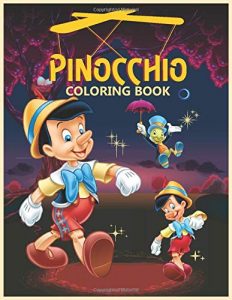 Libro Para Colorear De Pinocho De Disney De 50 Páginas Para Colorear