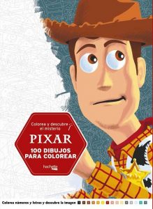 Libro Para Colorear De Pixar Con Números De 100 Imágenes De Inside Out