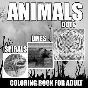 Libro Para Colorear De Spiroglyphics De Animales De Coloring Book De 50 Páginas