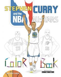 Libro Para Colorear De Stephen Curry De 75 Páginas