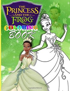 Libro Para Colorear De The Princess And The Frog De Disney De 100 Páginas