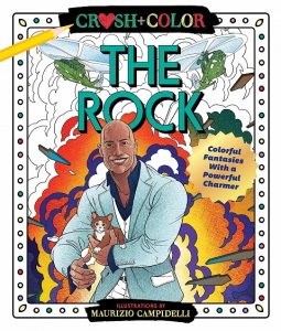 Libro Para Colorear De The Rock. Libros Para Colorear De Famosos