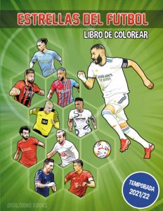 Libro Para Colorear De Estrellas Del Fútbol De 20 Páginas