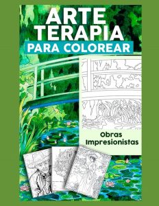 Libro Para Colorear De Obras Maestras De Los Impresionistas De 40 Páginas