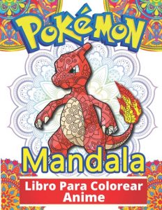 Libro Para Colorear De 100 Mandalas De Pokemon