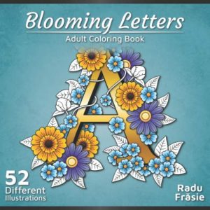 Libro Para Colorear De Blooming Letters De 52 Páginas