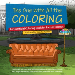 Libro Para Colorear De Friends De 20 Páginas