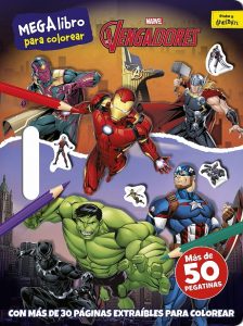 Libro Para Colorear De Marvel De Los Vengadores De 64 Páginas
