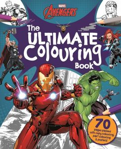 Libro Para Colorear De Marvel De Los Vengadores De 70 Páginas